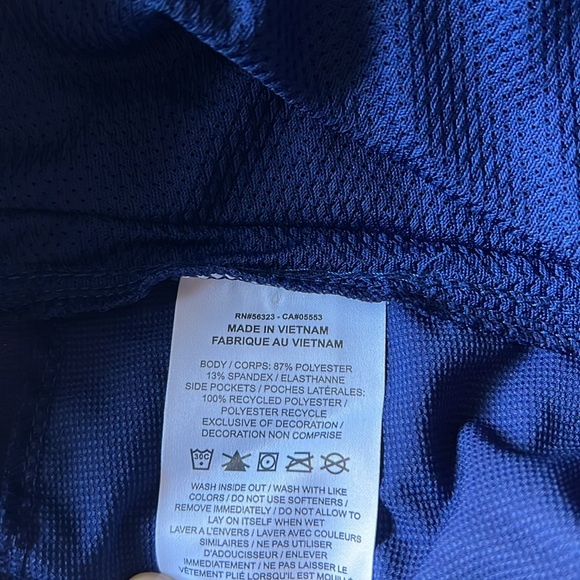 MENS LARGE NIKE PHENOM BRS BLUE RIBBON SPORTS RUNNING PANTS BLUE RED WHITE EUC - Picture 11 of 14